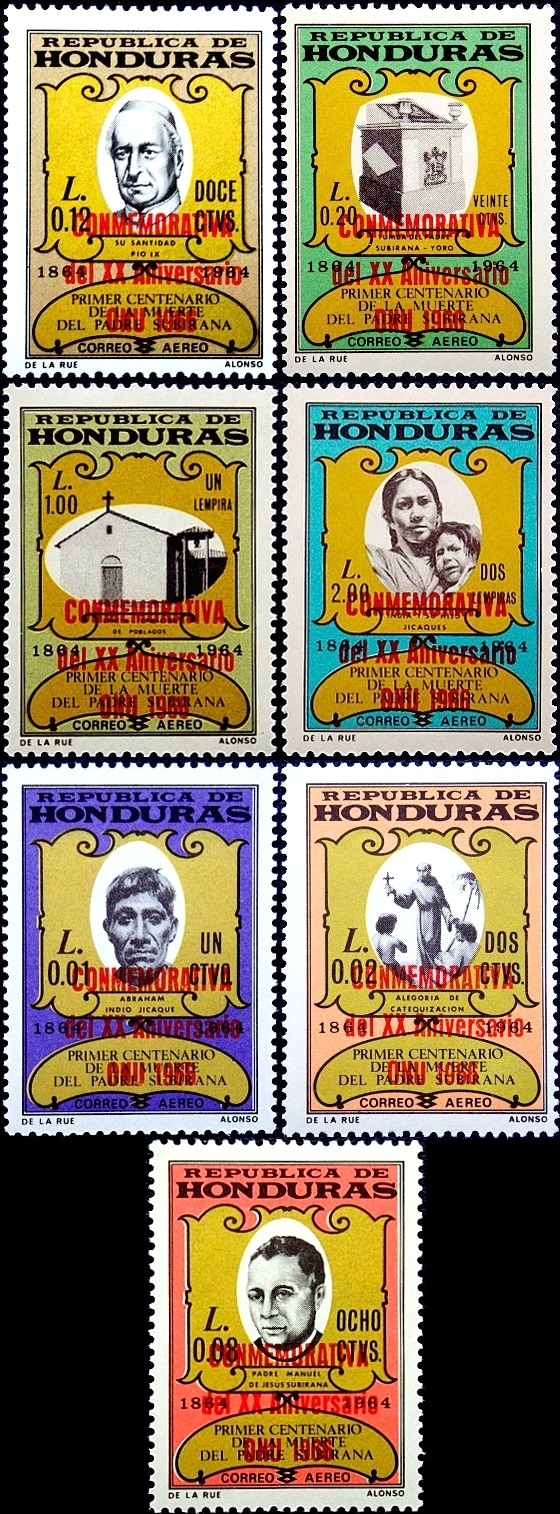 Гондурас 1967 год . 20 years United Nations (UN) (полная серия) каталог 7,5 € .